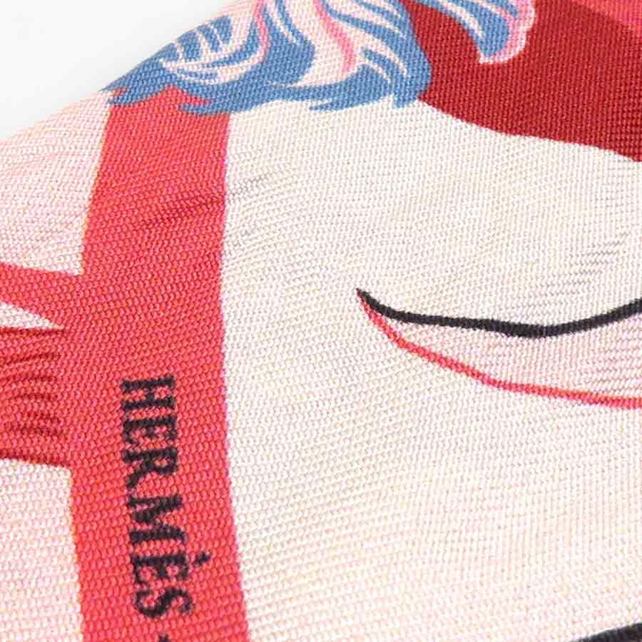 Hermes Scarf Twilly Scarves Red — view 6