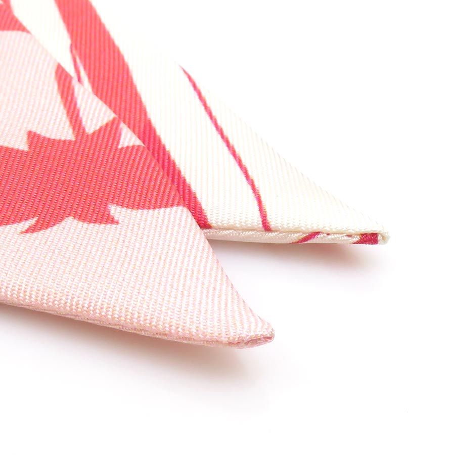 Hermes Scarf Twilly Scarves Red — view 4