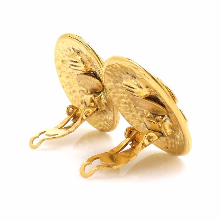 Chanel Earrings CC Logo — view 3