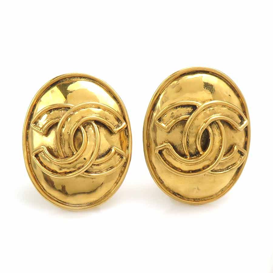 Chanel Earrings CC Logo