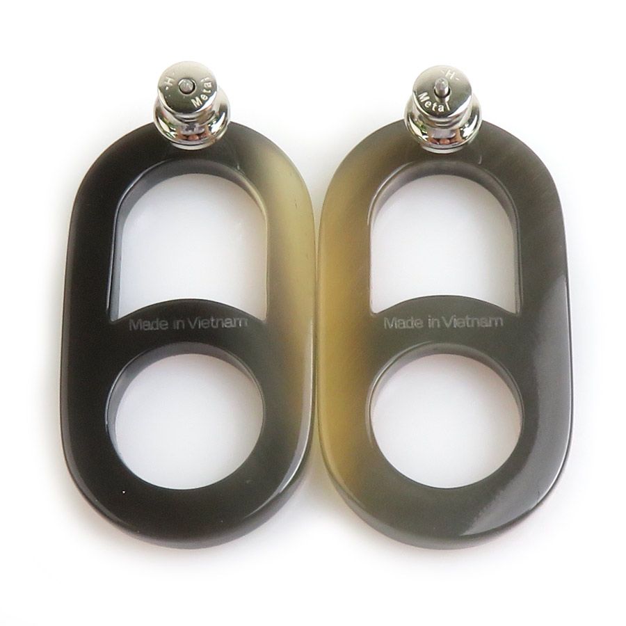 Hermes Earrings Silver — view 4