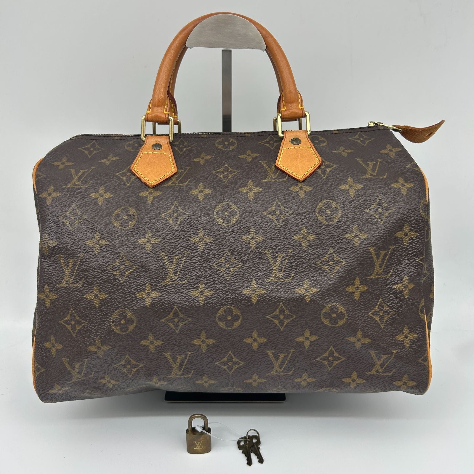 Louis Vuitton Monogram Speedy 30 Cadenaki 2 Handbag