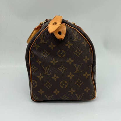 Louis Vuitton Monogram Speedy 30 Cadenaki 2 Handbag — view 4