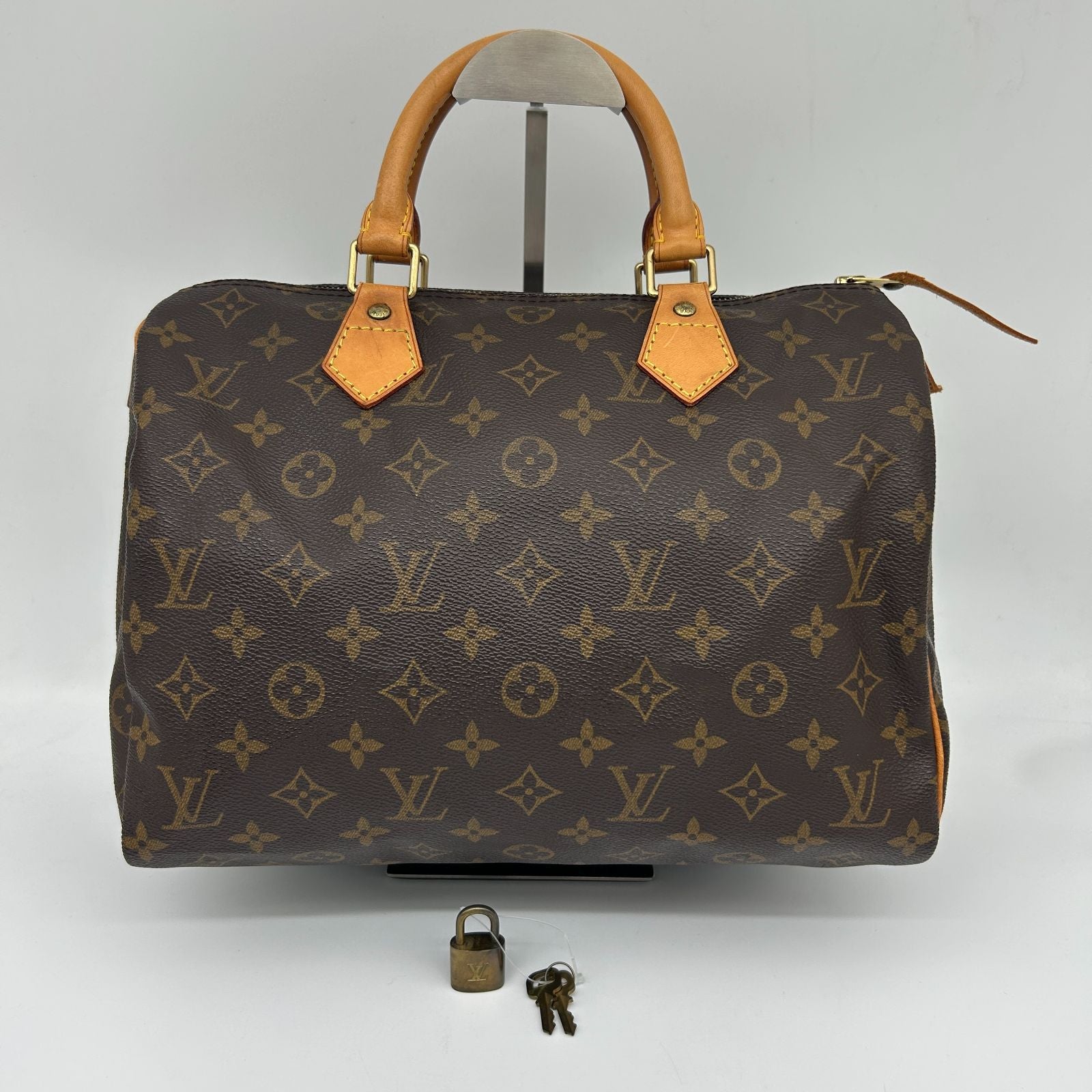 Louis Vuitton Monogram Speedy 30 Cadenaki 2 Handbag