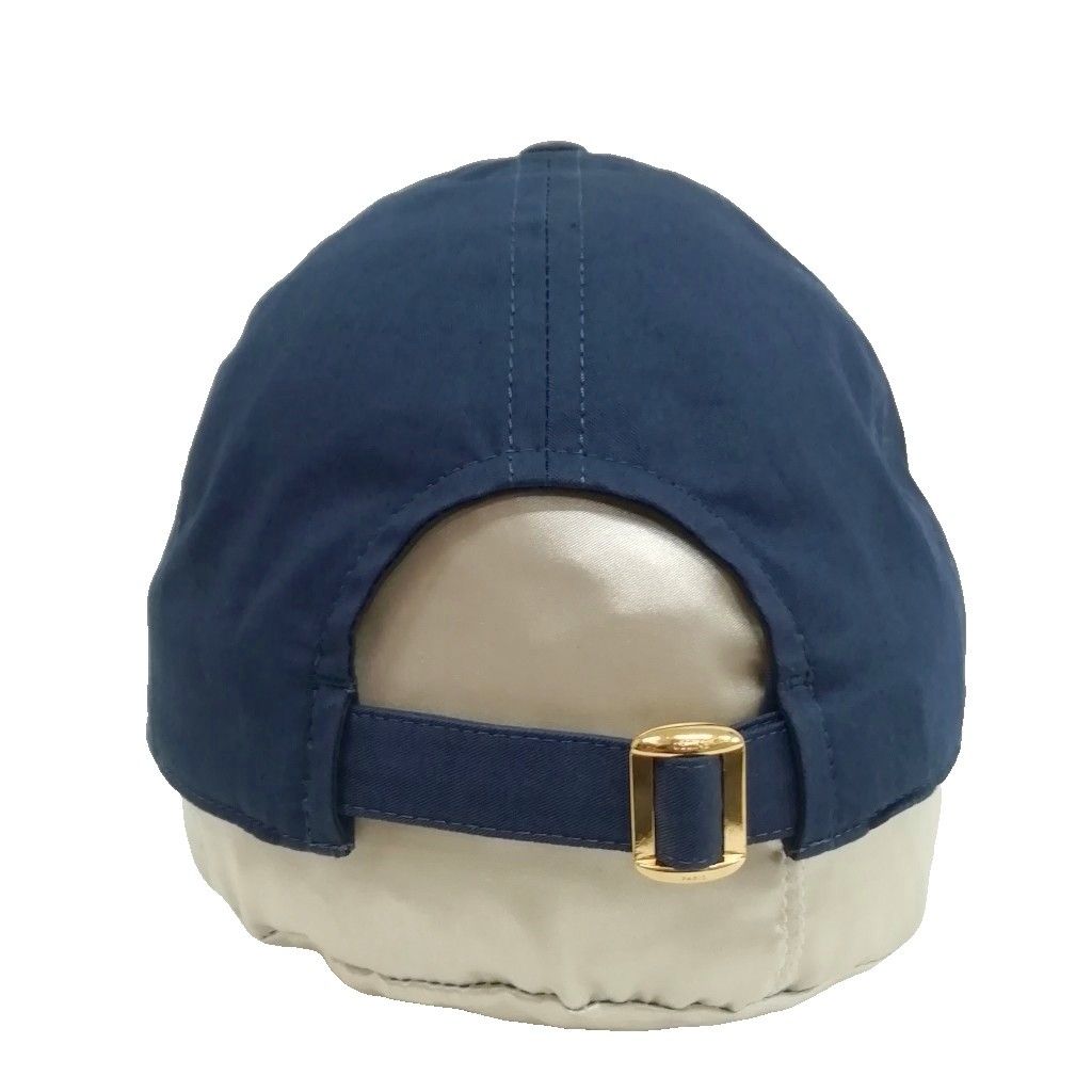Celine Logo Baseball Cap Cotton L Navy Hat — view 5