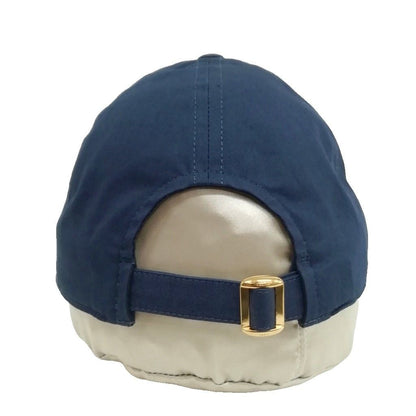 Celine Logo Baseball Cap Cotton L Navy Hat — view 5