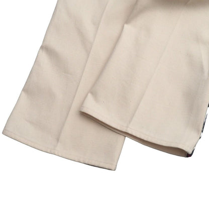 Gucci Hypnotism Pants 26 Side Line White Denim GG Logo Button — view 9