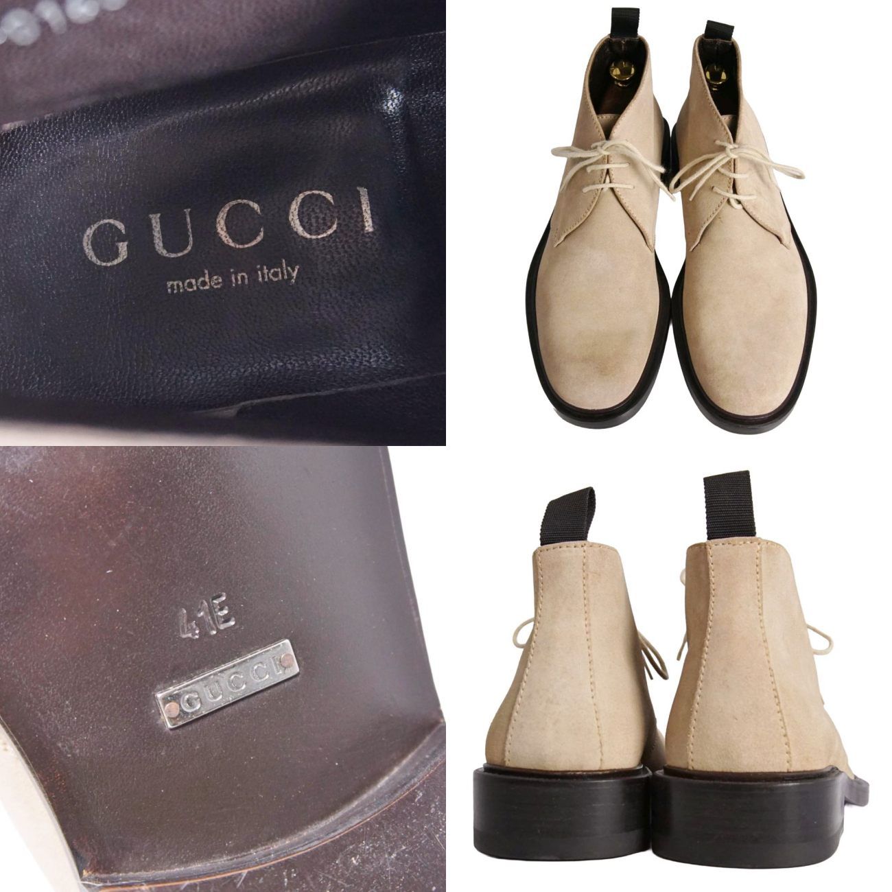 Gucci Boots Chukka Suede Leather Shoes — view 9