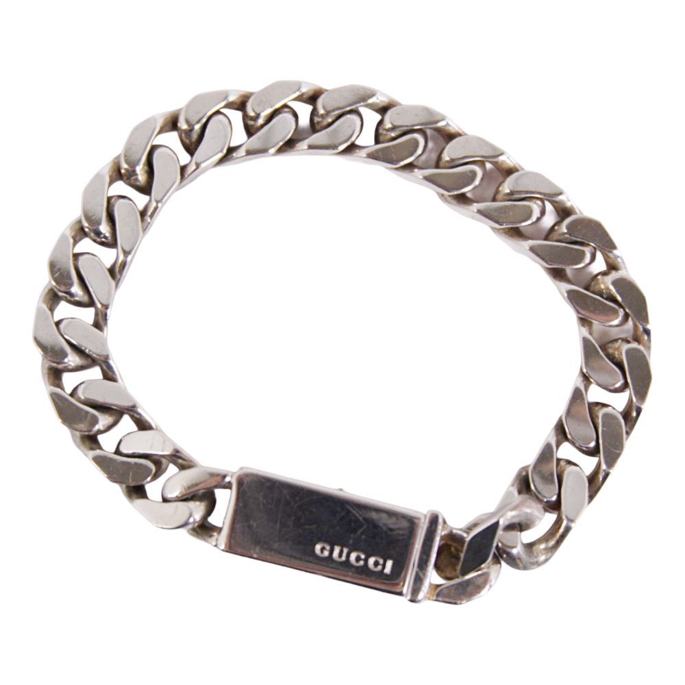 Gucci Bracelet Chain 925 Sterling Silver Italy — view 2