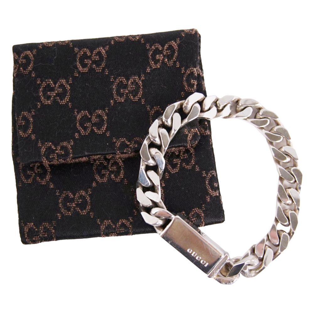 Gucci Bracelet Chain 925 Sterling Silver Italy
