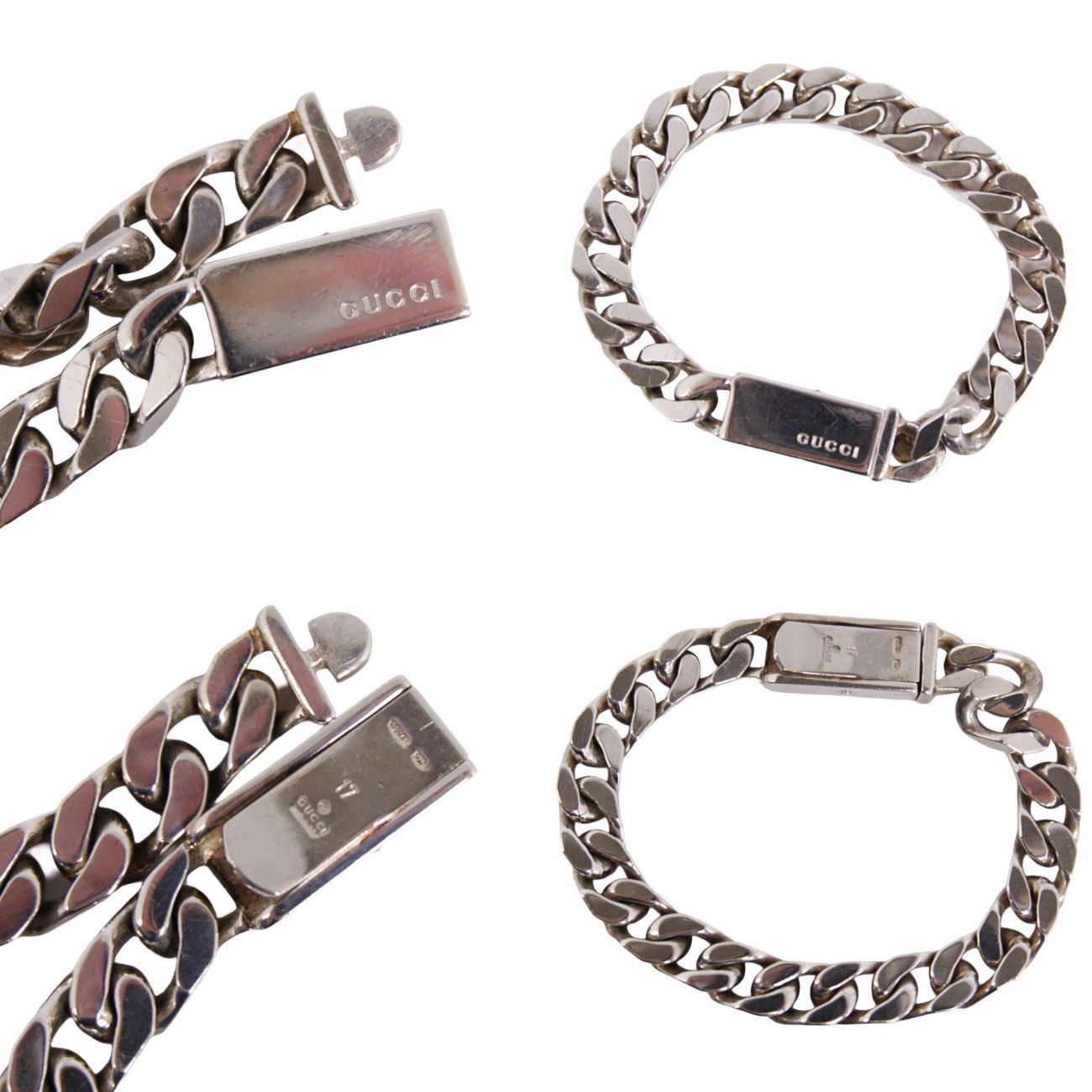Gucci Bracelet Chain 925 Sterling Silver Italy — view 6