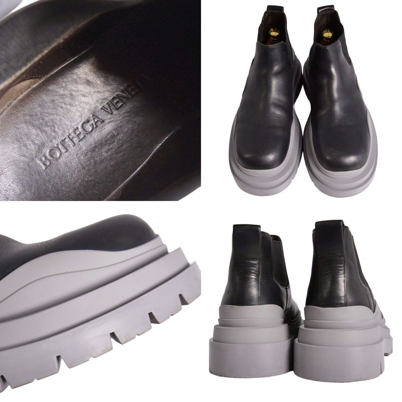 Bottega Veneta Tire Boots Side Gore — view 9