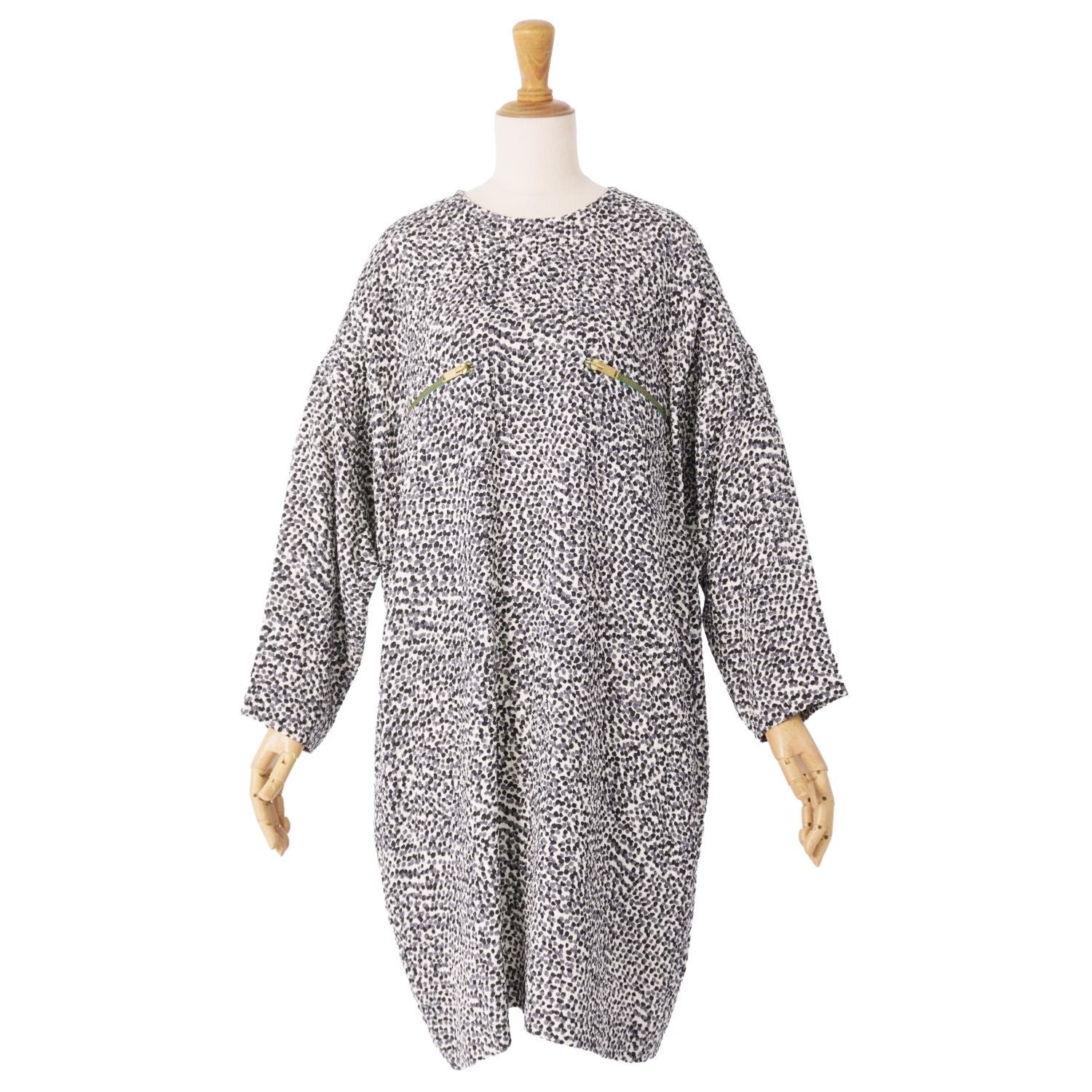 Celine Phoebe Philo Era Dress Drop Shoulder Silk — view 3