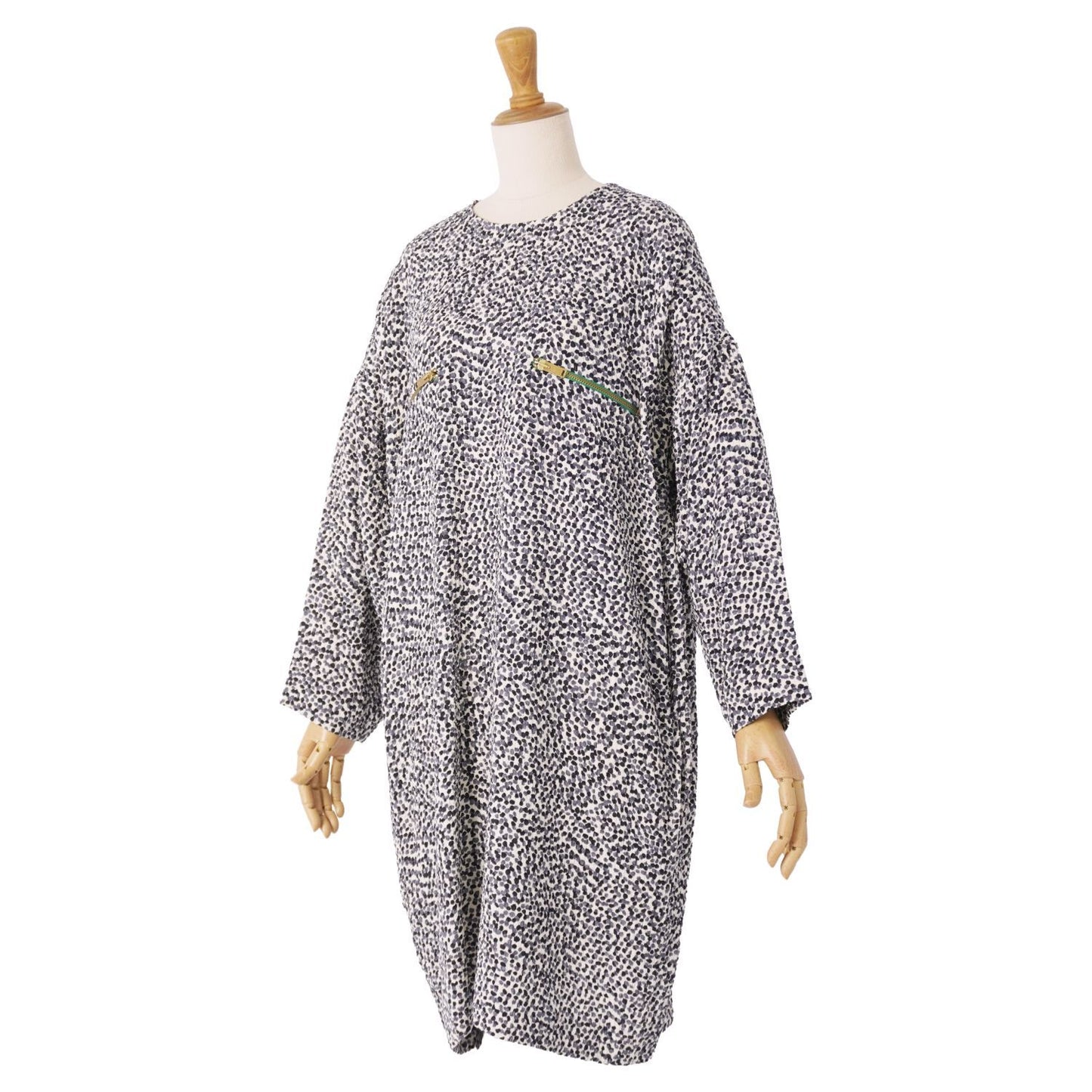 Celine Phoebe Philo Era Dress Drop Shoulder Silk — view 4