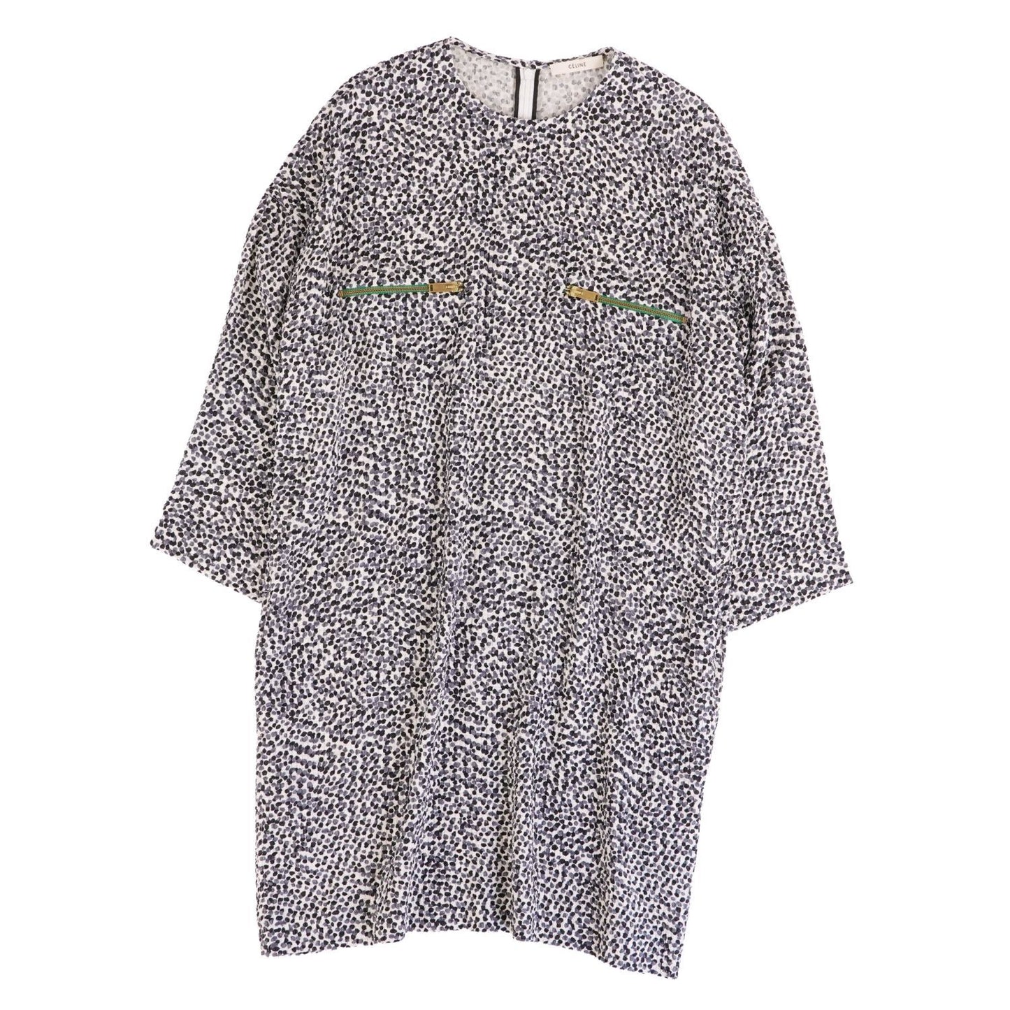 Celine Phoebe Philo Era Dress Drop Shoulder Silk