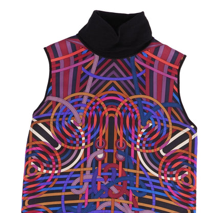Hermes Knit Dress Twill Lane Sleeveless — view 2