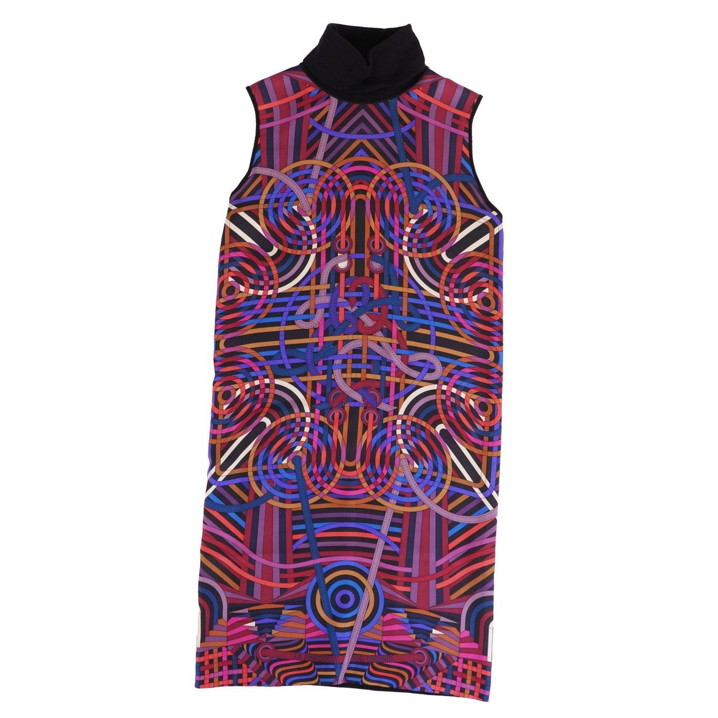 Hermes Knit Dress Twill Lane Sleeveless