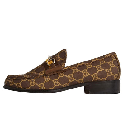 Gucci Loafers Moccasins Horsebit GG Pattern Webs — view 7