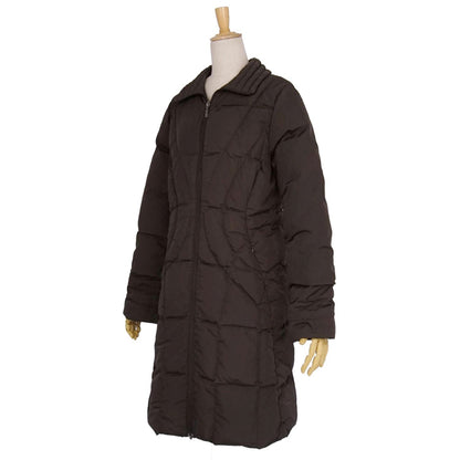 Moncler Brown Tag Coat Down Jacket Long Zip — view 6