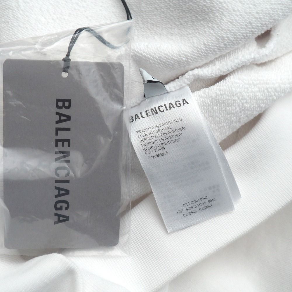 Balenciaga Embroidery Flame Hoodie Xxs Oversize Sweatshirt — view 8