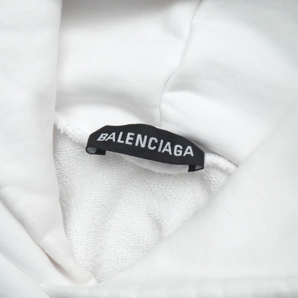 Balenciaga Embroidery Flame Hoodie Xxs Oversize Sweatshirt — view 7