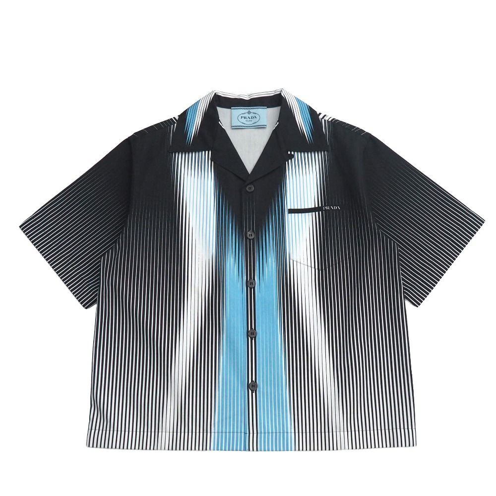Prada Short Sleeve Shirt S Open Collar