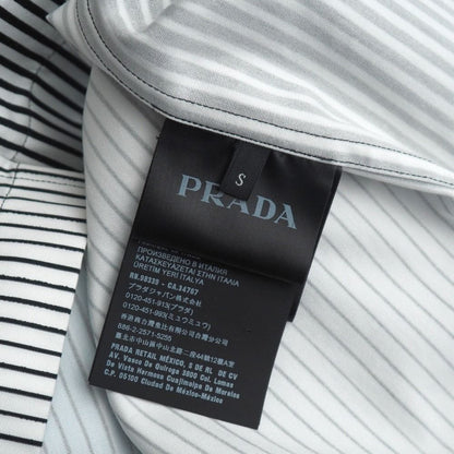 Prada Short Sleeve Shirt S Open Collar — view 8