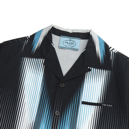 Prada Short Sleeve Shirt S Open Collar — view 3