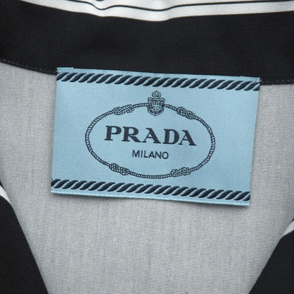 Prada Short Sleeve Shirt S Open Collar — view 7