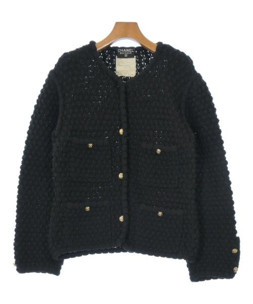 Chanel Colorless Jacket Black