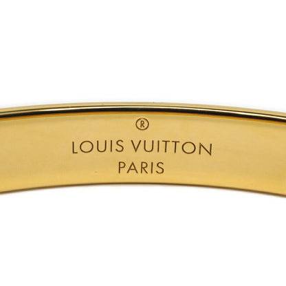 Louis Vuitton Rigid Bracelet Nanogram Strass Gold — view 6