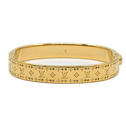 Louis Vuitton Rigid Bracelet Nanogram Strass Gold — view 2