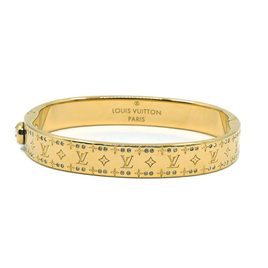 Louis Vuitton Rigid Bracelet Nanogram Strass Gold