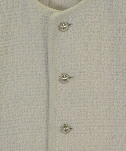 Celine Collarless Jacket Gray — view 4