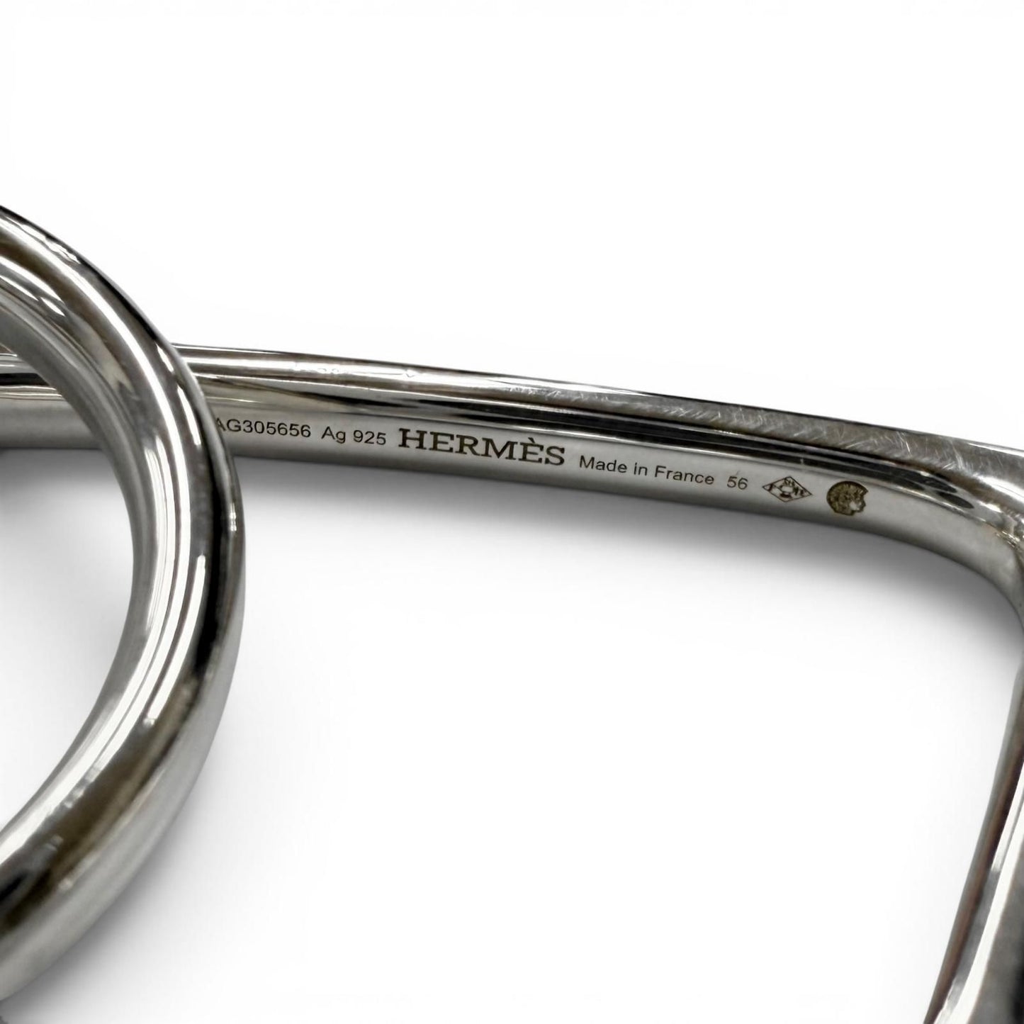 Hermes Chaine D'ancre Punk Triple Ring Silver — view 5