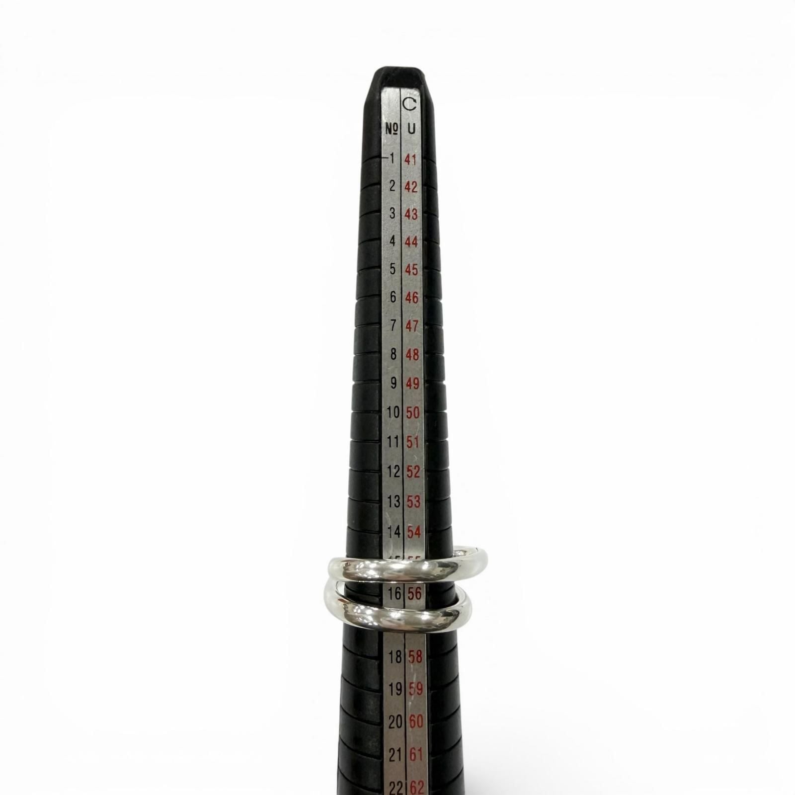 Hermes Chaine D'ancre Punk Triple Ring Silver — view 6