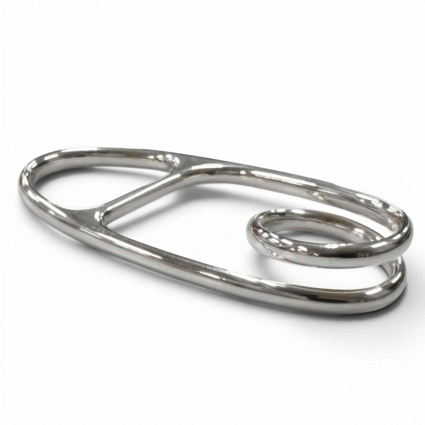 Hermes Chaine D'ancre Punk Triple Ring Silver — view 4
