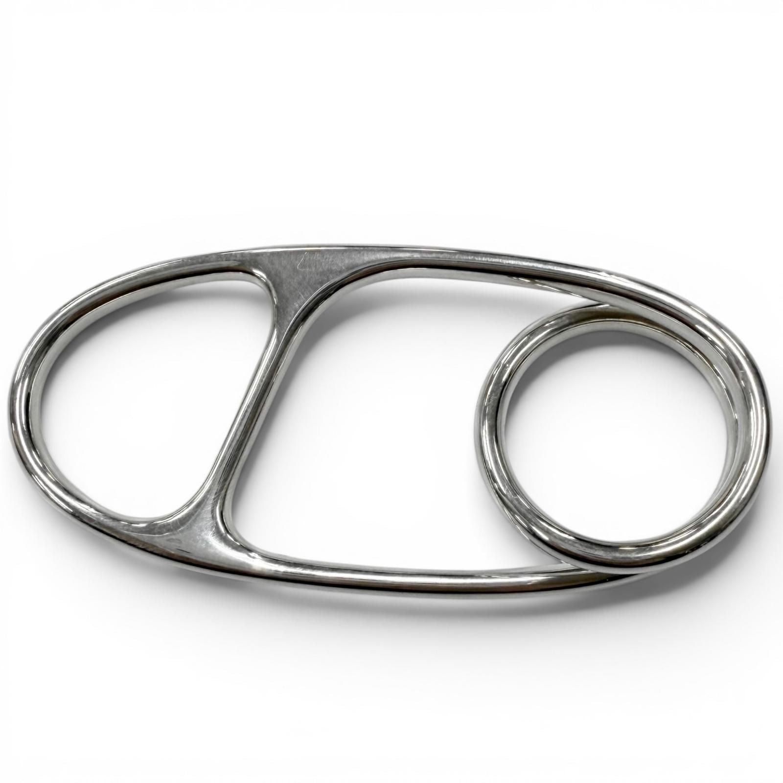 Hermes Chaine D'ancre Punk Triple Ring Silver — view 3