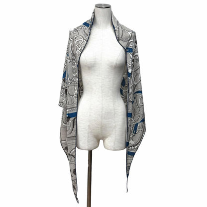 Hermes Losange Panoplie Equestre Equestrian Equipment Set Cashmere Silk Blend — view 3