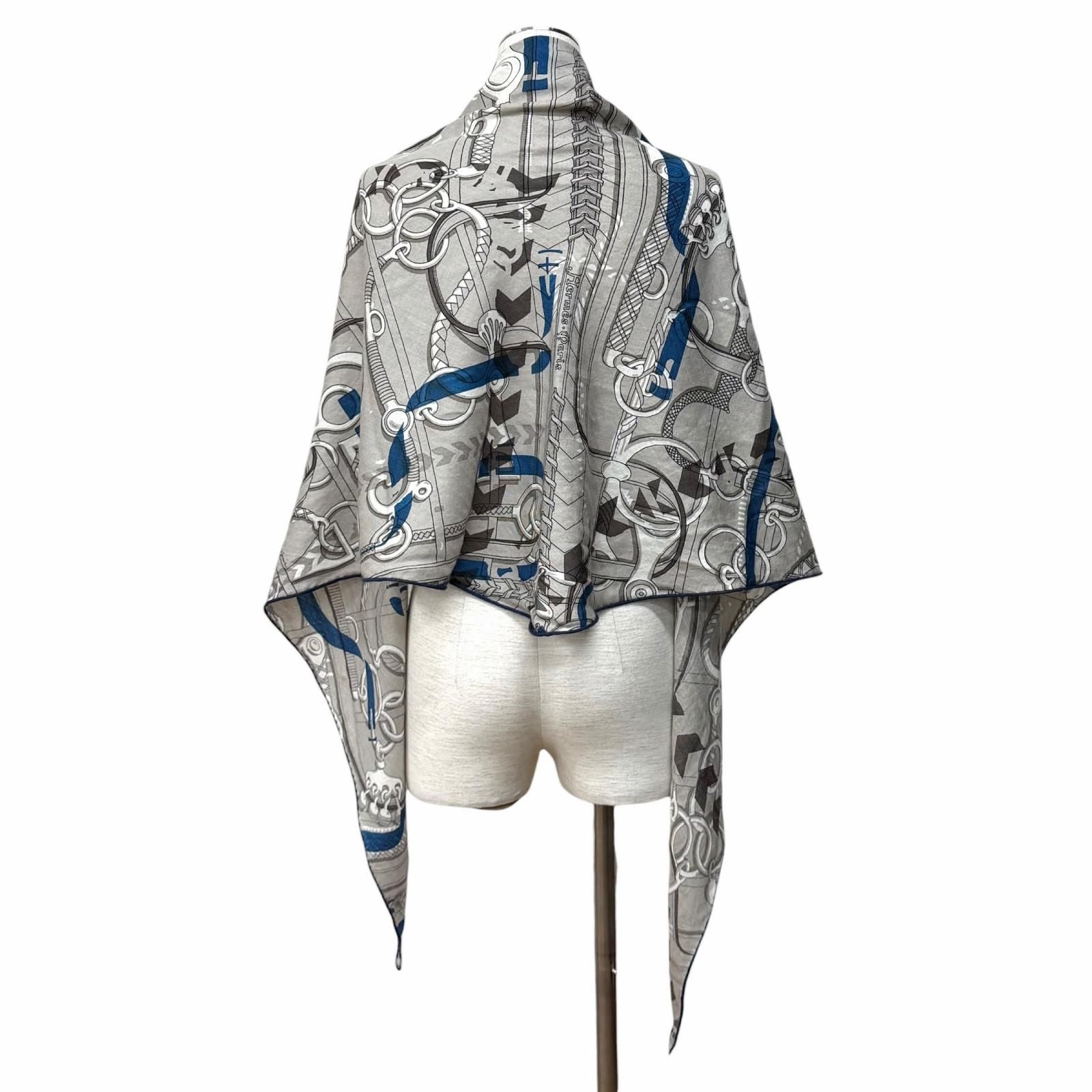 Hermes Losange Panoplie Equestre Equestrian Equipment Set Cashmere Silk Blend — view 5