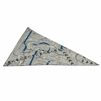 Hermes Losange Panoplie Equestre Equestrian Equipment Set Cashmere Silk Blend — view 2