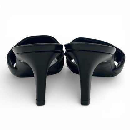 Louis Vuitton Revival Line Monogram Mules Sandals Black — view 6