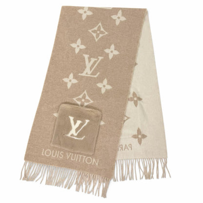 Louis Vuitton Echarpe Cold Reykjavik Cashmere Mink Scarf Beige — view 3