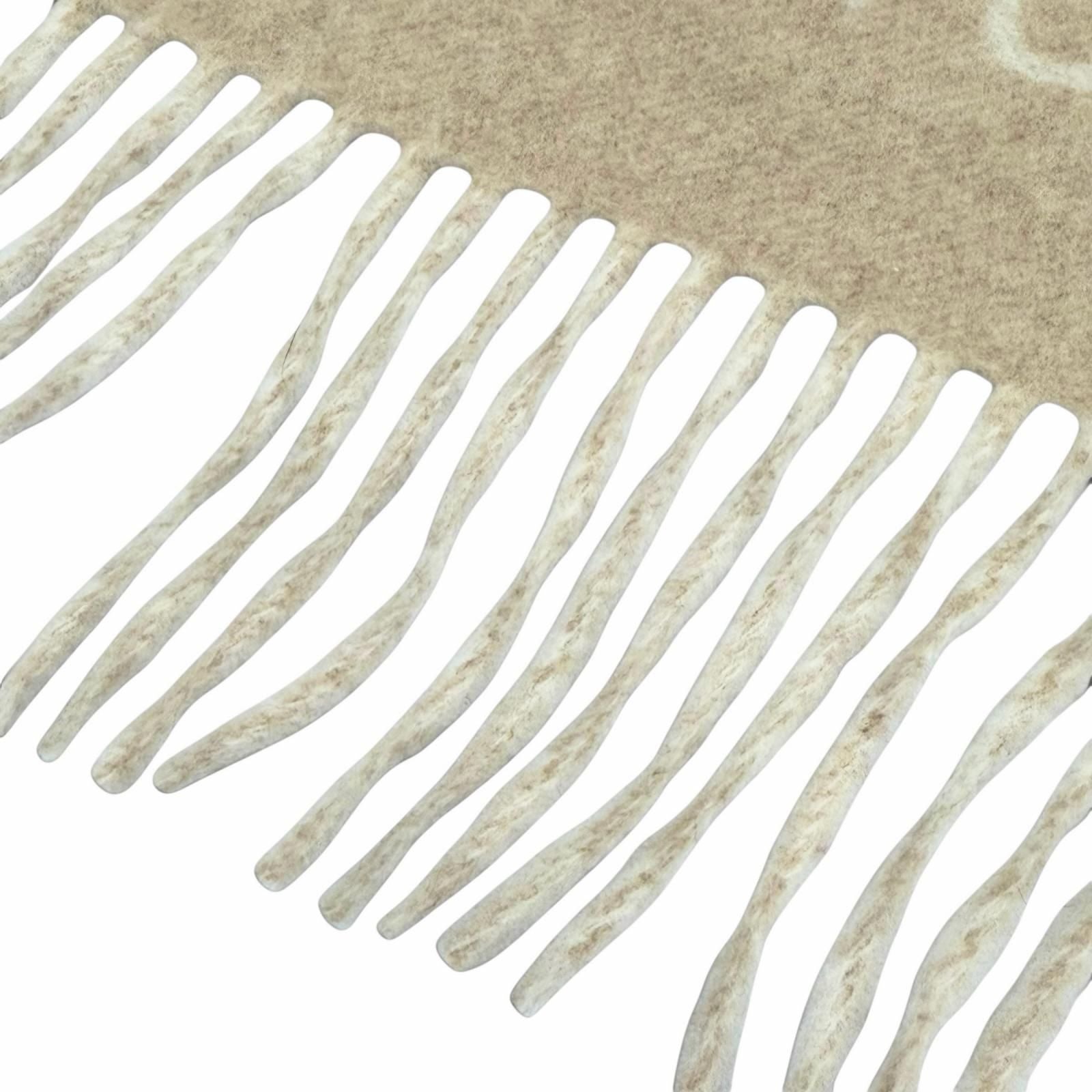 Louis Vuitton Echarpe Cold Reykjavik Cashmere Mink Scarf Beige — view 7
