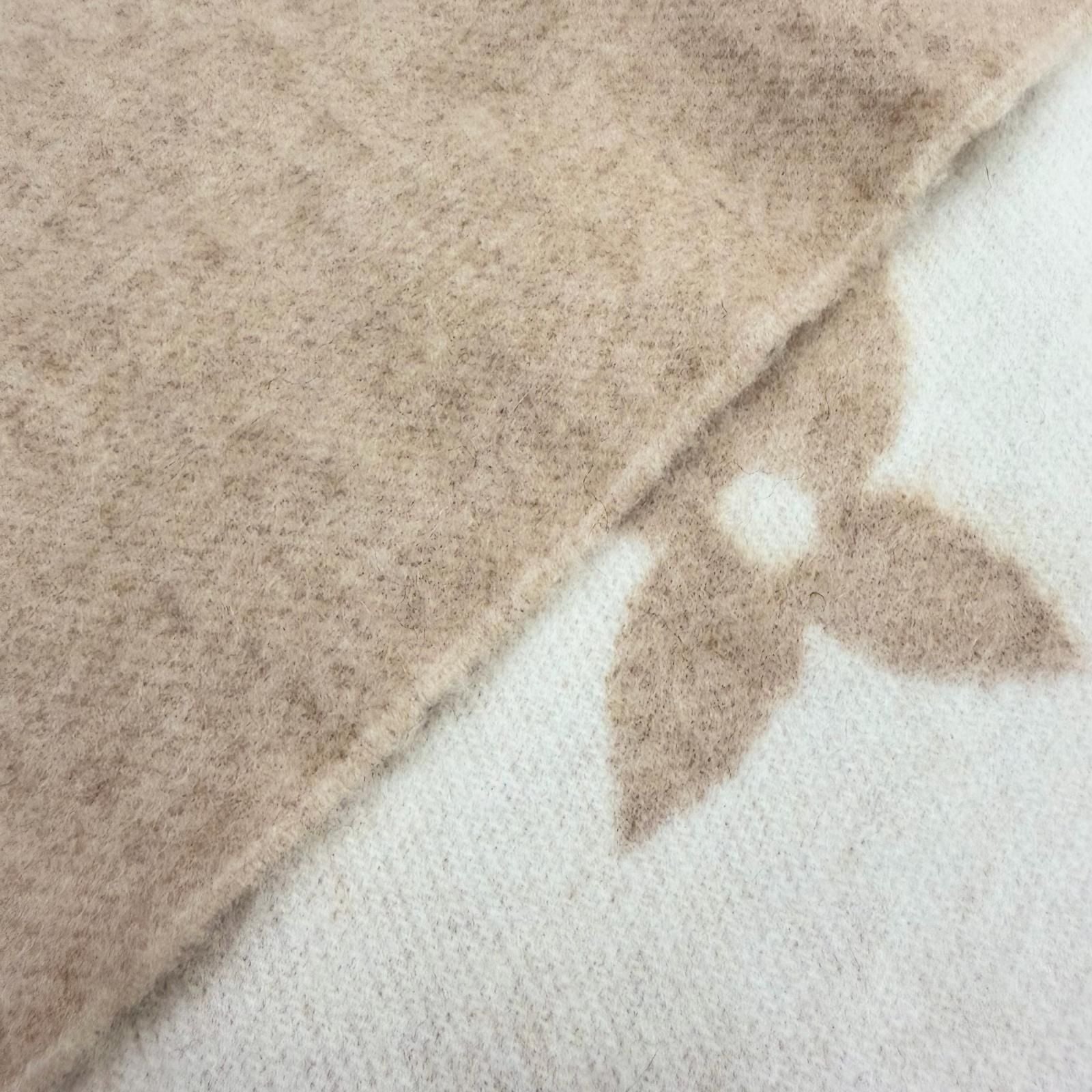 Louis Vuitton Echarpe Cold Reykjavik Cashmere Mink Scarf Beige — view 6
