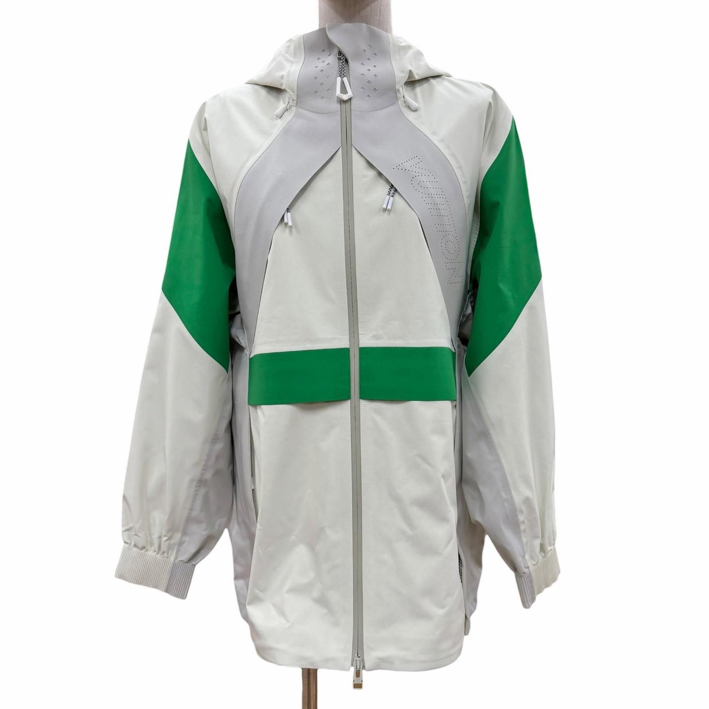 Louis Vuitton Sporty Cut Out Hoodie Back Monogram Jacket Ivory 38 Garment Hanger