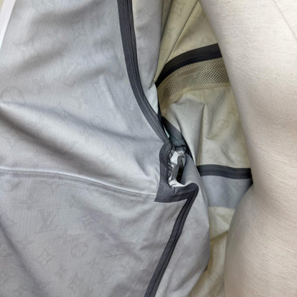 Louis Vuitton Sporty Cut Out Hoodie Back Monogram Jacket Ivory 38 Garment Hanger — view 5