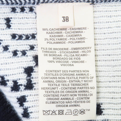 Hermes Brides de Gala Ceremony Bridle Cashmere Long Sleeve Knit Cardigan Dark — view 8
