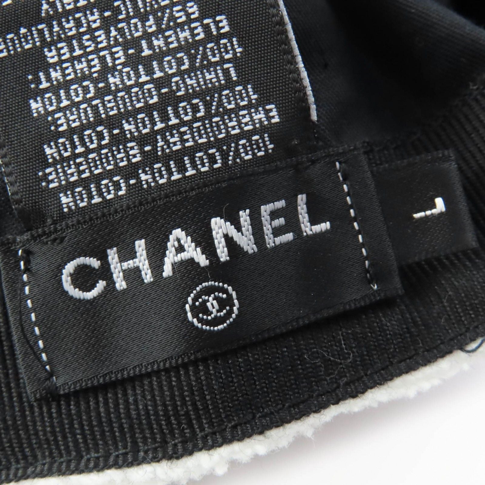 Chanel Cotton 100% CC Logo Hat — view 8