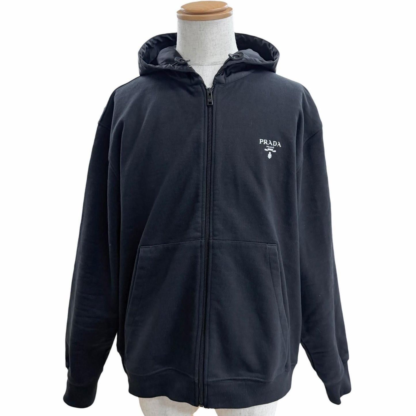 Prada Re-Nylon Cotton Hoodie